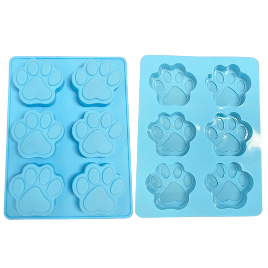 Paws Silicon Mould Blue